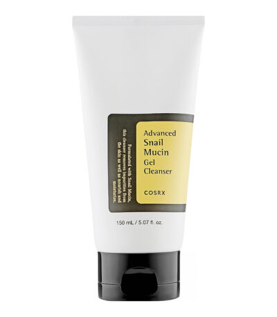 COSRX Advanced Snail Mucin Power Gel Cleanser - švelnus gelinis veido prausiklis su sraigių mucinu, 150 ml