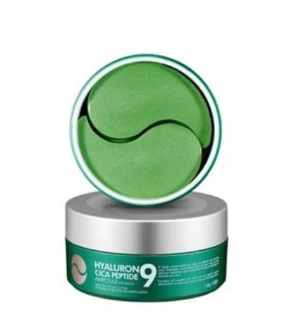 Medi-Peel Hyaluron Cica Peptide-9 Ampoule Eye Patch, drėkinantys paakių padeliai, 60 padelių