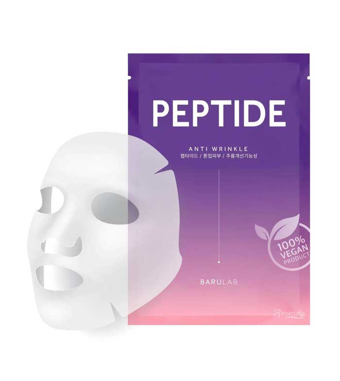 Barulab Anti-Wrinkle Face Mask Peptide - peptidais praturtinta lakštinė veido kaukė, 23 g