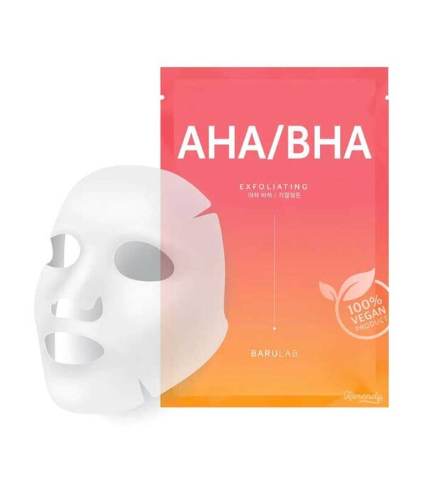 Barulab The Clean Vegan AHA/BHA Mask - švelniai šveičiamoji gelio kaukė, 23 g