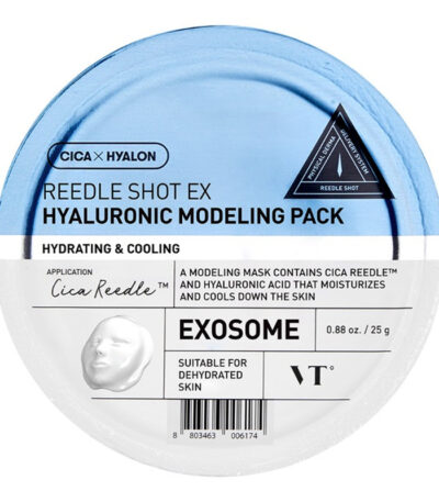 VT COSMETICS Reedle Shot EX Hyaluronic Modeling Pack - modeliuojanti veido kaukė su hialurono rūgštimi, 25 g