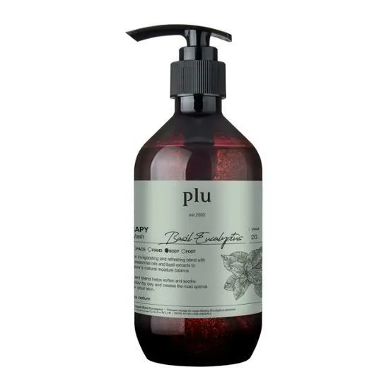 plu Aroma Body Wash, Basil Eucalyptus - kūno prausiklis, 500 ml