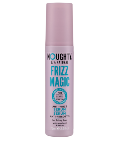 Noughty Frizz Magic glotninamasis nuo karščio apsaugantis serumas su marulos aliejumi ir japoninių ridikų ekstraktais, 75 ml