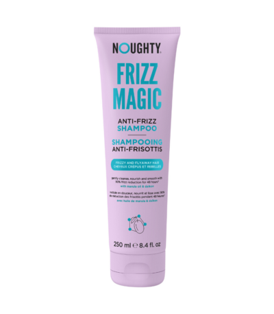 Noughty Frizz Magic glotninamasis šampūnas su marulos aliejumi ir japoninių ridikų ekstraktais, 250 ml
