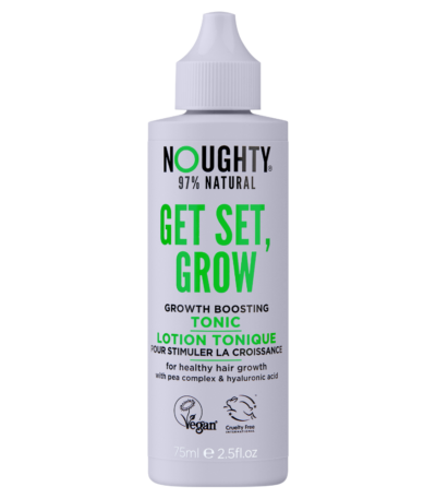 Noughty Get Set Grow tankinamasis galvos odos serumas su hialurono rūgštimi ir žirnių kompleksu, 75 ml