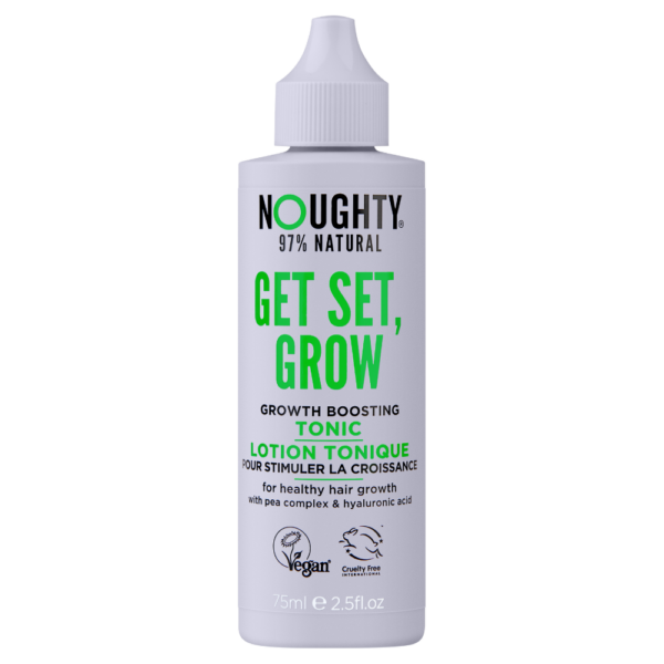 Noughty Get Set Grow tankinamasis galvos odos serumas su hialurono rūgštimi ir žirnių kompleksu, 75 ml