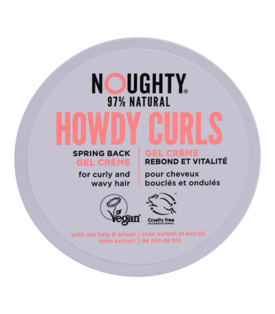 Noughty Howdy Curls vidutinio stiprumo formavimo gelis-kremas garbanotiems ar banguotiems plaukams, 200ml