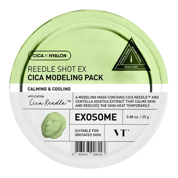 VT COSMETICS Reedle Shot EX Cica Modeling Pack - modeliuojanti veido kaukė su Centella Asiatica kompleksu