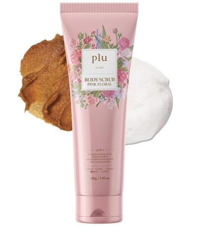 plu Body Scrub Pink Floral - kūno šveitiklis, 200 g