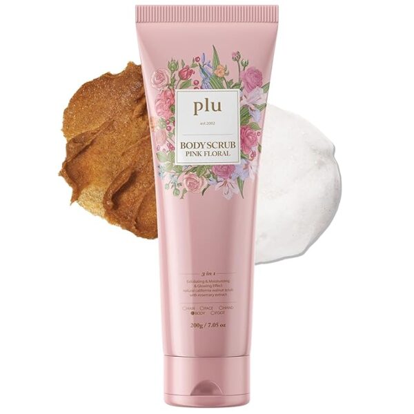 plu Body Scrub Pink Floral - kūno šveitiklis, 200 g
