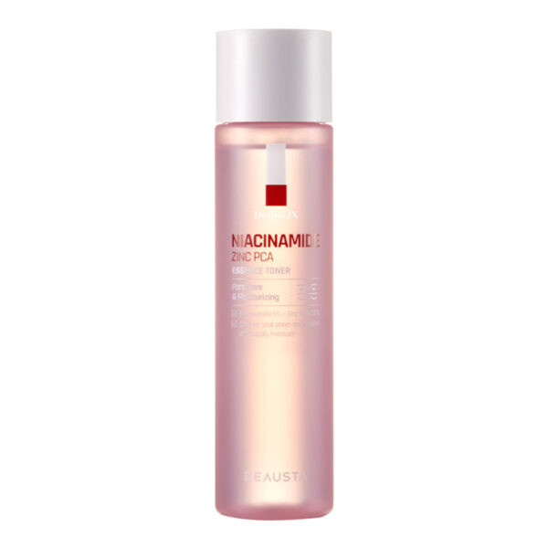 BEAUSTA Derma2X Niacinamide Zinc PCA Toner - raminantis tonikas su niacinamidu ir cinku, 200 ml
