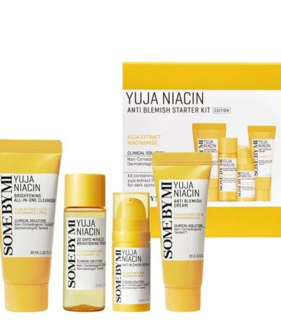 veido odos prieziuros rinkinys some by mi yuja niacin anti blemish starter kit
