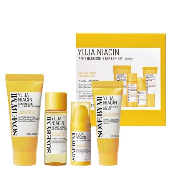 veido odos prieziuros rinkinys some by mi yuja niacin anti blemish starter kit