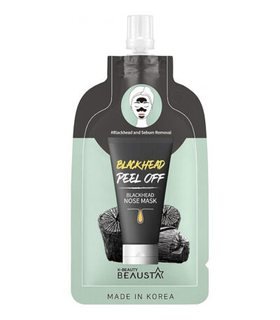 BEAUSTA Blackhead Nose Mask - kaukė nosies sričiai, 15 ml