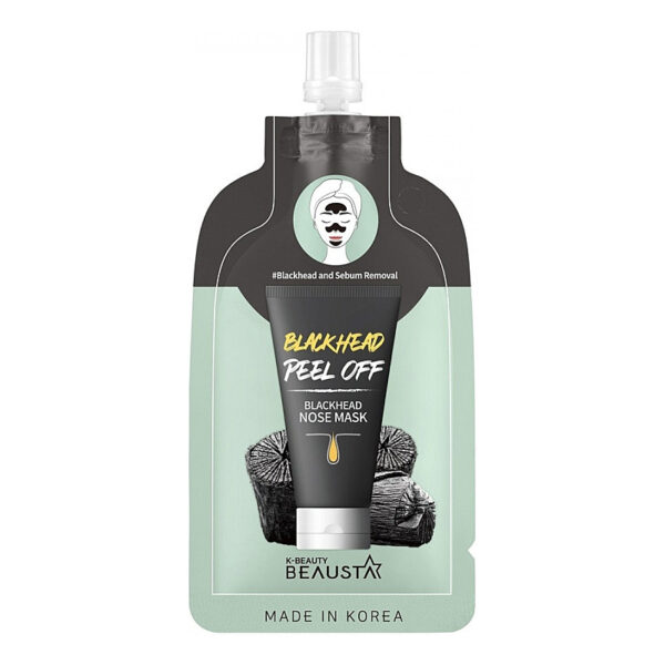 BEAUSTA Blackhead Nose Mask - kaukė nosies sričiai, 15 ml