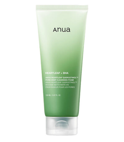 ANUA Heartleaf Quercetinol Pore Deep Cleansing Foam, - veido prausiklis, 150 ml