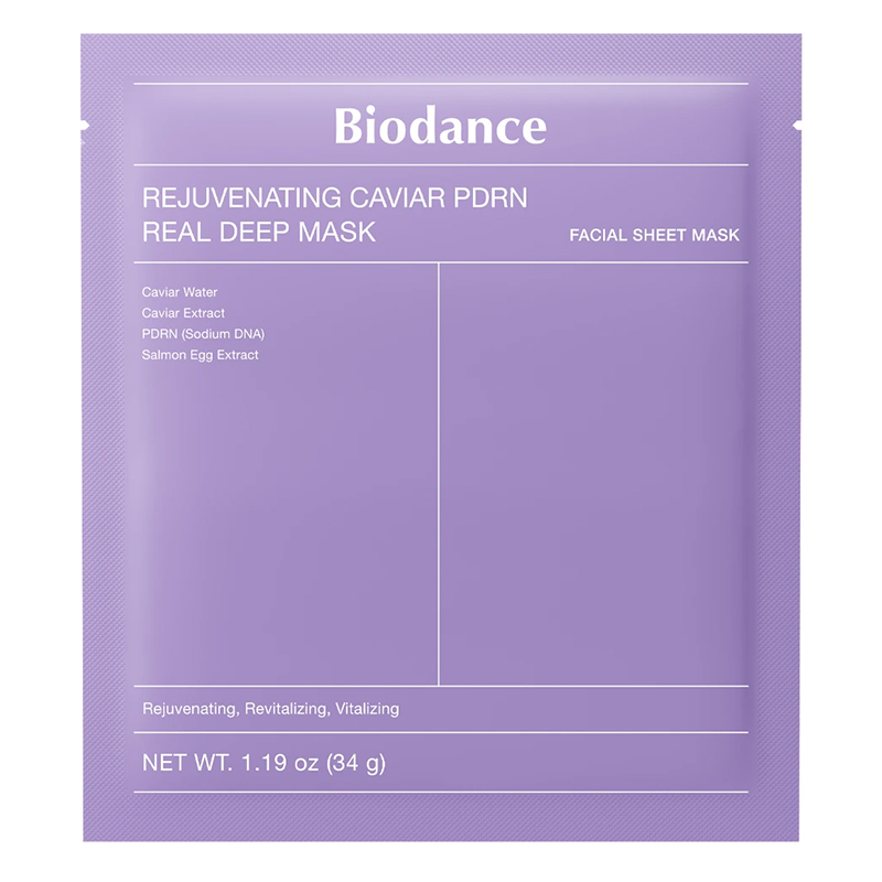 BIODANCE Rejuvenating Caviar PDRN Real Deep Mask , hidrogelinė veido kaukė, 1 vnt BIODANCE Rejuvenating Caviar PDRN Real Deep Mask , hidrogelinė veido kaukė, 1 vnt