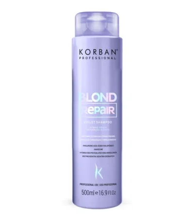 Korban Blond Repair Violet Shampoo šviesių plaukų šampūnas, 500 ml
