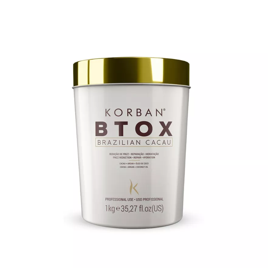 Korban Btox Brazilian Cacau plaukus atstatanti procedūra, 1kg