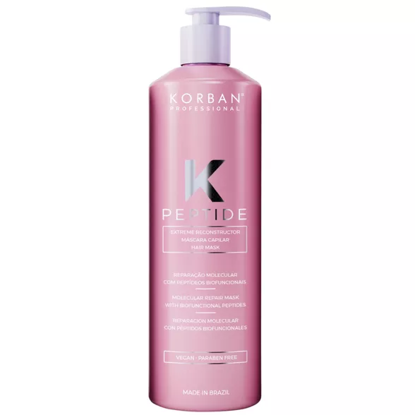 Korban K-Peptide 3 Extreme Reconstructor atstatomoji plaukų priemonė, 450 ml