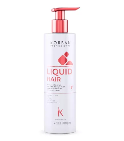 Korban Liquid Hair veidrodinį blizgesį sukurianti plaukų procedūra, 1 l. Profesionalams