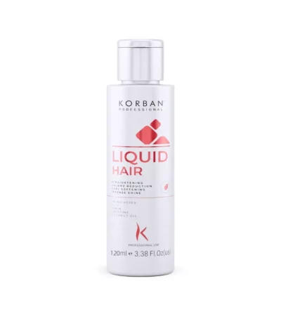 Korban Liquid Hair veidrodinį blizgesį sukurianti plaukų procedūra, 120 ml. Profesionalams