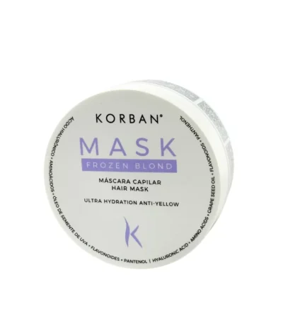Korban Mask Blond Frozen neutralizuojanti kaukė šviesiems plaukams, 250 g