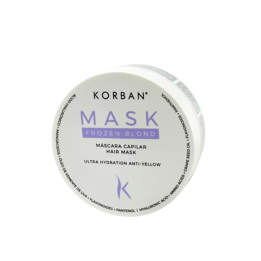 Korban Mask Blond Frozen neutralizuojanti kaukė šviesiems plaukams, 250 g