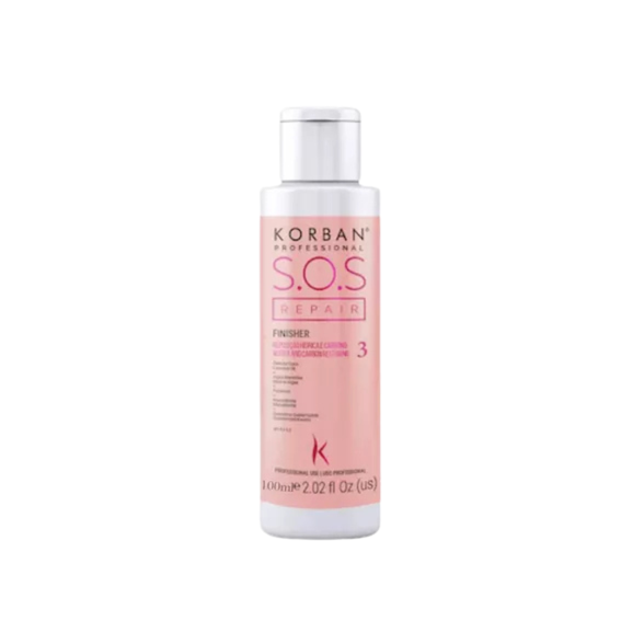 Korban S.O.S Repair Finisher plaukų serumas procedūros užbaigimui, 100 ml
