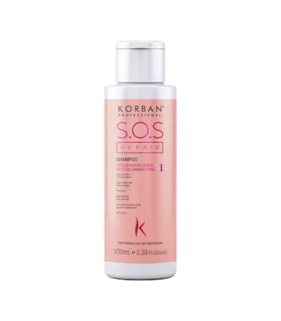 Korban S.O.S Repair atstatomasis plaukų šampūnas, 100 ml
