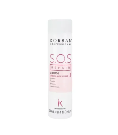 Korban S.O.S Repair atstatomasis plaukų šampūnas, 250 ml