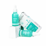 Novexpert šveičiamasis naktinis serumas į bėrimus linkusiai odai su AHA ir PHA rūgštimis, 30ml