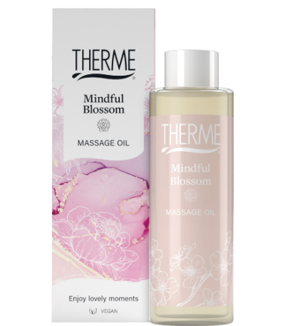 THERME MINDFUL BLOSSOM Masažo aliejus, 125 ml 