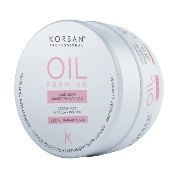 Korban Oil Premium drėkinanti plaukų kaukė, 250 g