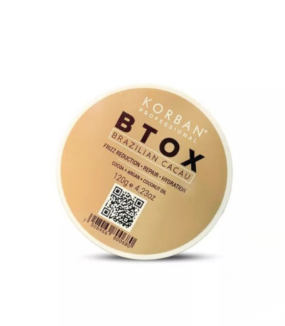 Korban Btox Brazilian Cacau plaukus atstatanti procedūra, 120 g