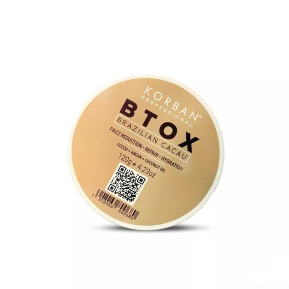 Korban Btox Brazilian Cacau plaukus atstatanti procedūra, 120 g