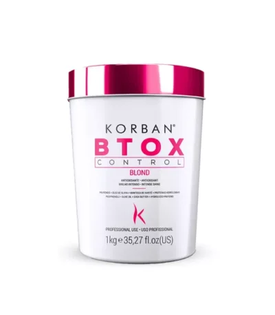 Korban Btox Control Blond botokso procedūra šviesiems plaukams, 1 kg