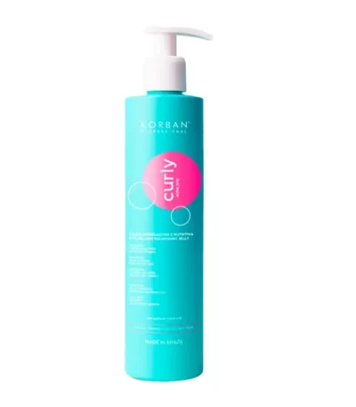Korban Nourishing Curl Defining Gel gelis garbanotiems plaukams, 250 ml