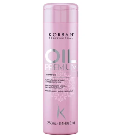 Korban Oil Premium švelniai valantis plaukų šampūnas, 250 ml