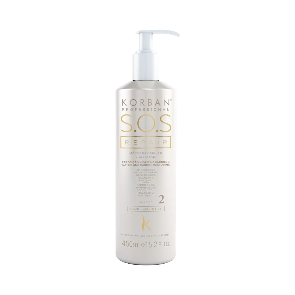 Korban S.O.S Repair atstatanti plaukų kaukė, 450 ml Korban S.O.S Repair atstatanti plaukų kaukė, 450 ml