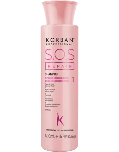 Korban S.O.S Repair atstatomasis plaukų šampūnas, 450 ml