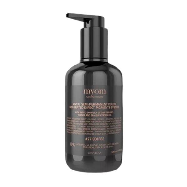 Myom Anya Semipermanent Color ilgalaikis kondicionierius su spalva, 77 Coffee, 150 ml
