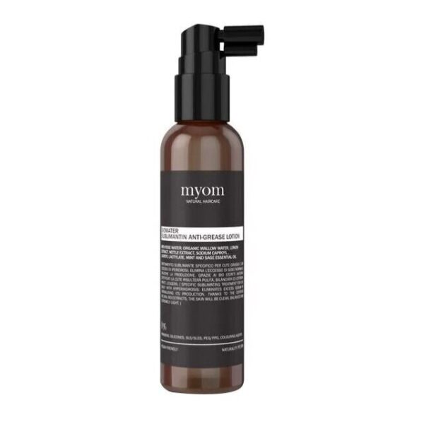Myom Biomater Sublimating Anti-Grease Lotion losjonas riebiai galvos odai, 150 ml