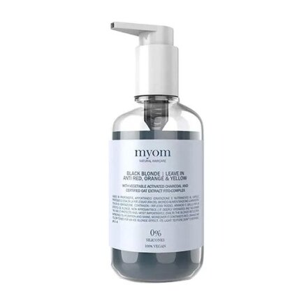 Myom Black Blonde Leave In nenuplaunamas kondicionierius šviesintiems plaukams, 150 ml